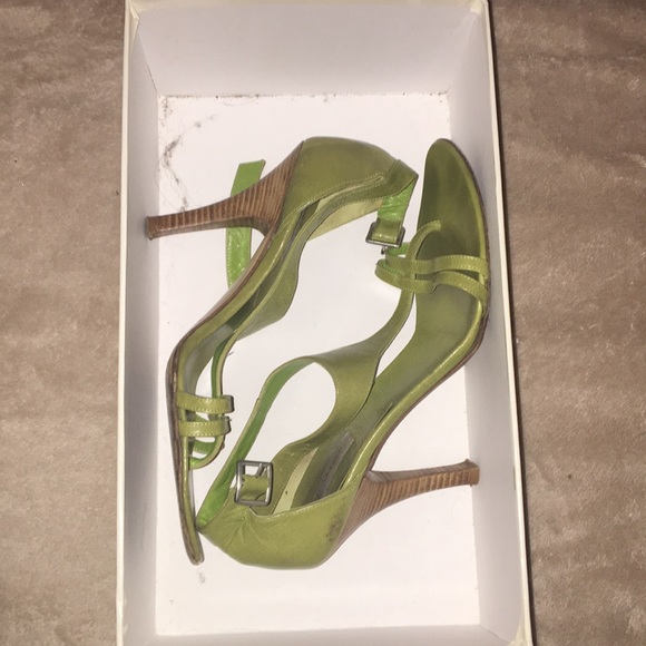 Theory Woman’s Green Daniela Heel - Picture 2 of 7